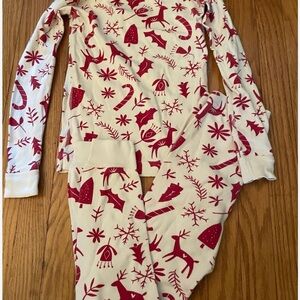 Hanna Andersson Red and White Holiday Pajamas